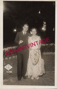 Fotografia antica: LA CORUÑA, 1934, JARDINES DEL SPORTING CLUB, FOT.BLANCO